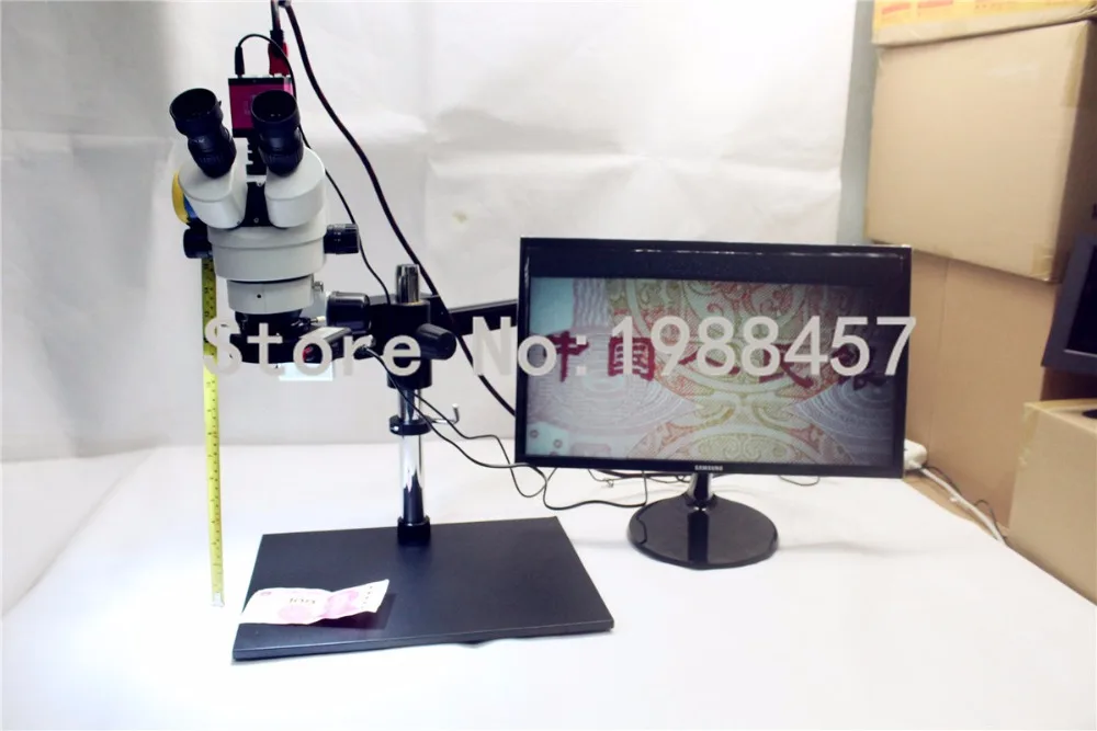 

3,5x ~ 90X Тринокулярный направляющий стерео микроскоп с зумом HDMI видеокамера 25 см рабочее расстояние инспекция печатных плат ремонт телефона