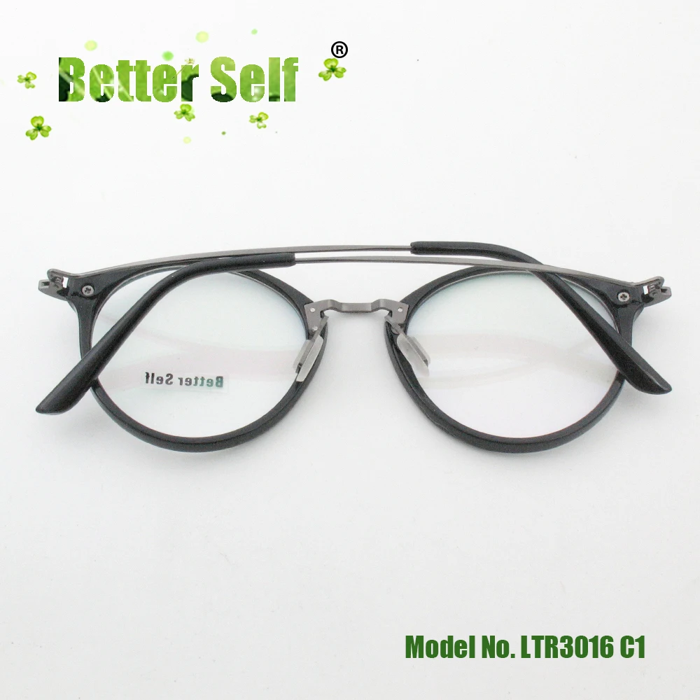 Круглые очки Ретро рамка мужчины могут сделать компьютер Lentes PC Opticos Mujer металлические очки с дужками женщины беттер Селф сток LTR3016