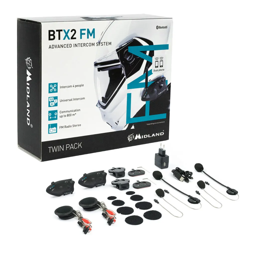 Последние BTX2 мотоциклетный шлем Bluetooth переговорные велосипед домофон наушников