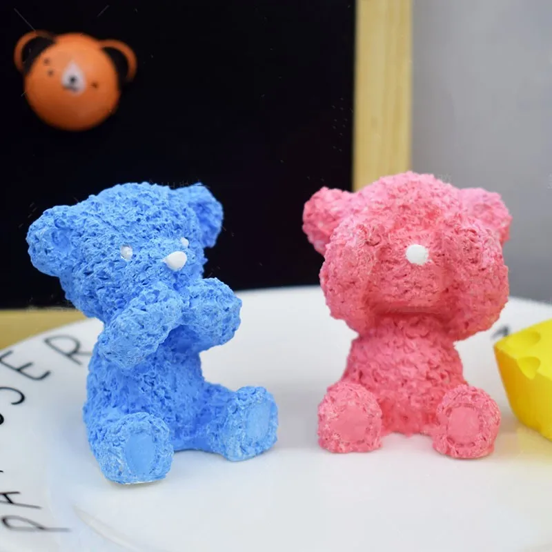 3D силиконовая форма для мыла в виде медвежонок штукатурка глина формы