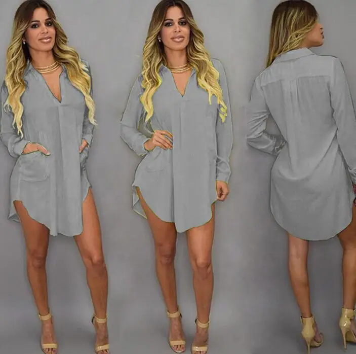 5XL Sheer Шифоновая блузка 2017 плюс Размеры Женская одежда с длинными рукавами на