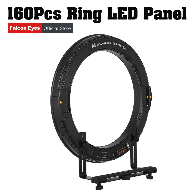 Falcon Eyes 32W 160 кольцевая Светодиодная панель 3000-5600K с регулируемой яркостью для