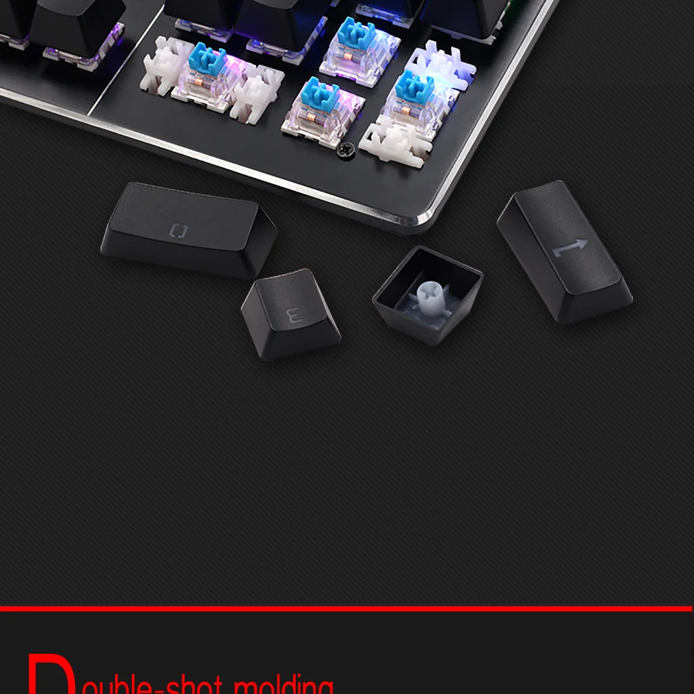 Проводная Механическая клавиатура игровые клавиатуры PC Gamer USB клавиатура с подсветкой механические колпачки эргономичные компьютерные игровые клавиатуры