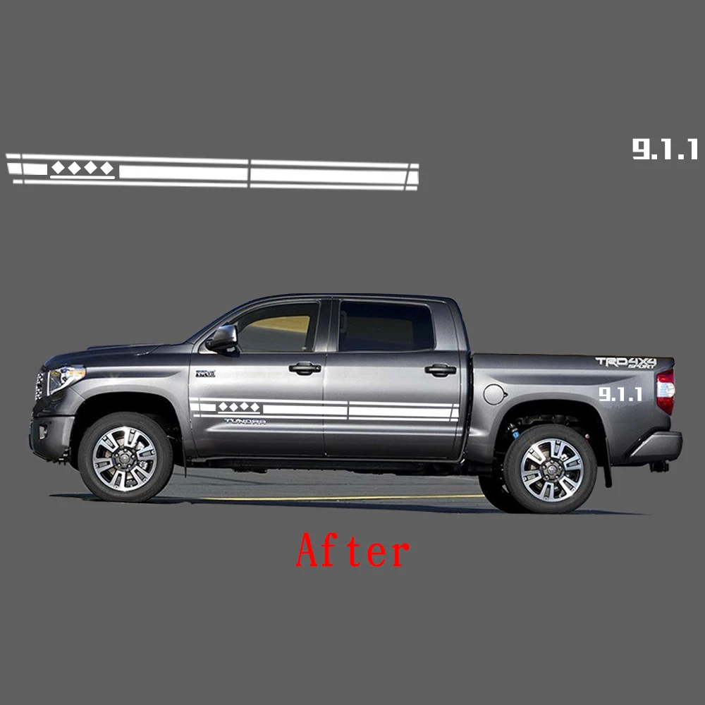 Для Chevrolet Colorado Silverado автомобиля Стикеры стиль стайлинга автомобилей Стикеры s в сдержанном стиле наклейка личности Водонепроницаемый аксессуары 2 шт - Название цвета: White