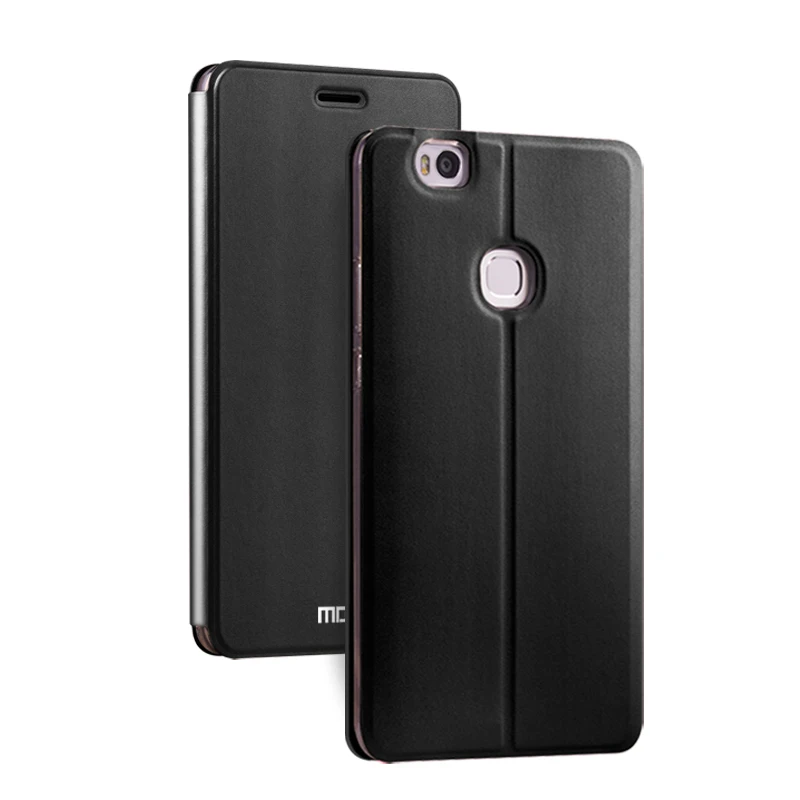 Xiaomi mi max 2 чехол MOFI кожаный флип-чехол Полный Чехол для xiaomi mi max 2 подставка чехол для xiaomi mi max 2 funda - Цвет: black