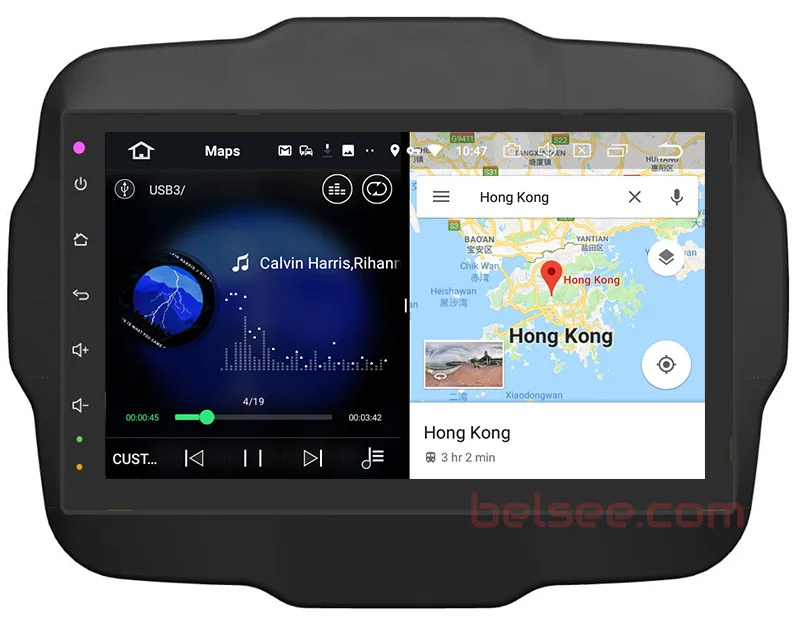 Belsee 10 1 &quotIPS экран 8 ядер стерео Android 0 головное устройство автомобильное радио GPS