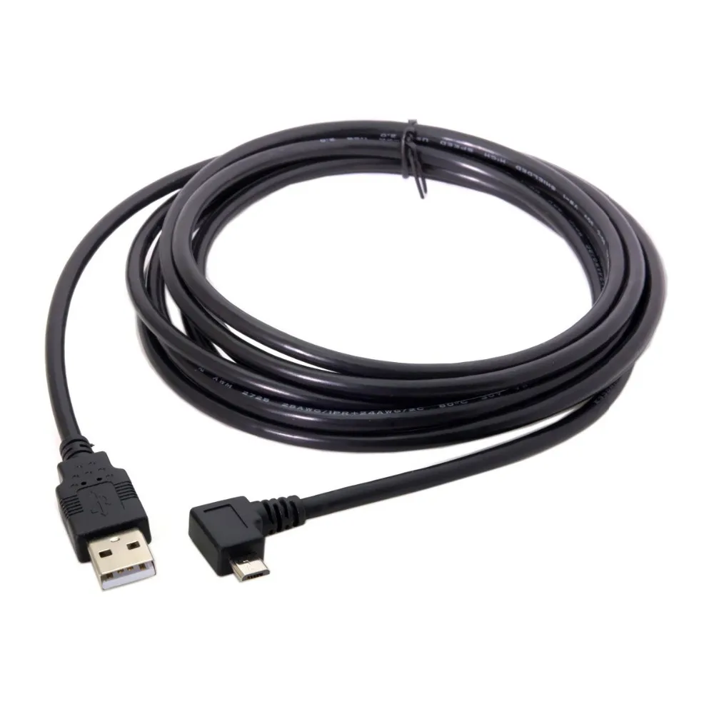 3m Right Angled 90 Degree Micro USB Male to 2.0 Data 2A fast Charge Cable for Phone &amp Tablet 10FT | Компьютеры и офис
