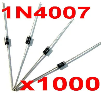 

( 1000 pcs/lot ) 1N4007, Rectifier Diode ,DO-41,1000V, 1A
