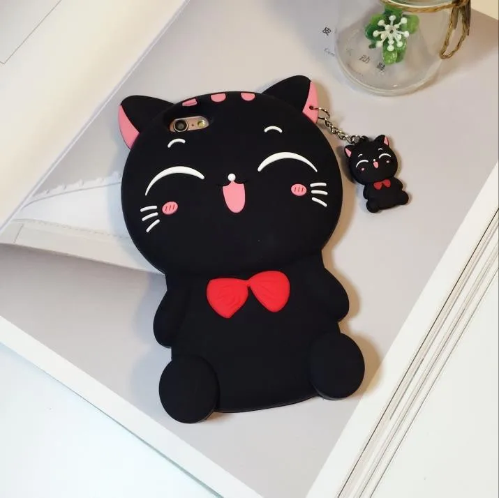 Для OPPO A5 3D Силиконовый мягкий чехол для телефона с рисунком счастливого кота для OPPO A3S 5,5 дюймов