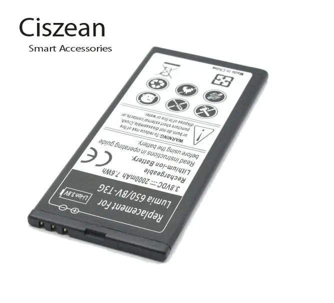 Сменный аккумулятор 2000 мА · ч/7 6 Вт ч для Microsoft Nokia lumia 650 универсальное зарядное