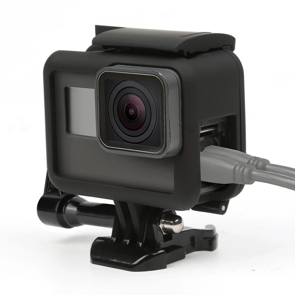 Защитный чехол-рамка для GoPro Hero 7 6 5, черный чехол для экшн-камеры, крепление корпуса для Go pro Hero 7 6 5, аксессуары