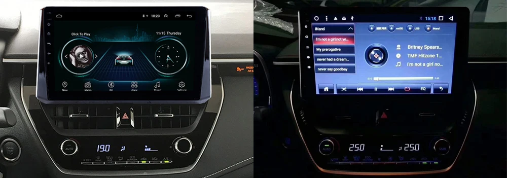 ZaiXi для Toyota Auris Автомобильная Android мультимедийная система 2 DIN Авто dvd-плеер gps Navi Навигация Радио Аудио