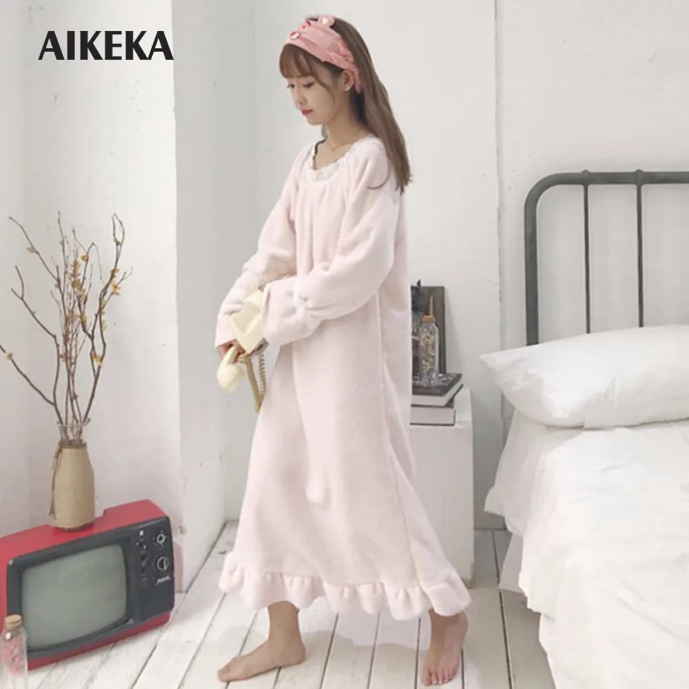 Akeka Для женщин полный платье середины икры лоскутное Кружево Платье