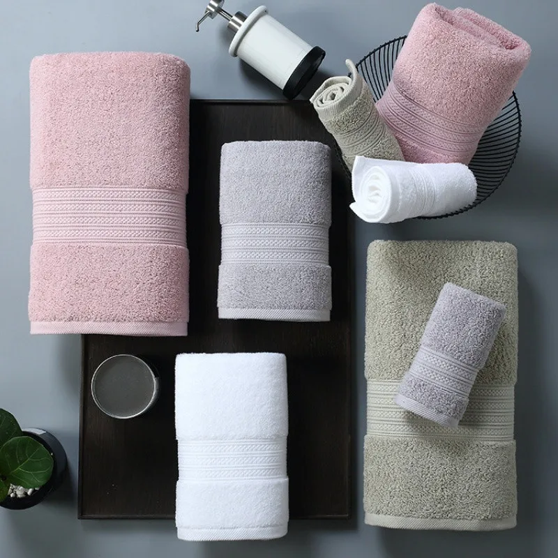 High quality cotton bath towel adult thickening large soft strong absorbent household five-star hotel couple big | Дом и сад