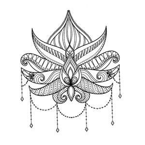 Цветок лотоса водостойкие Временные татуировки для мужчин поддельные татуировки Красота цветок тату рукав