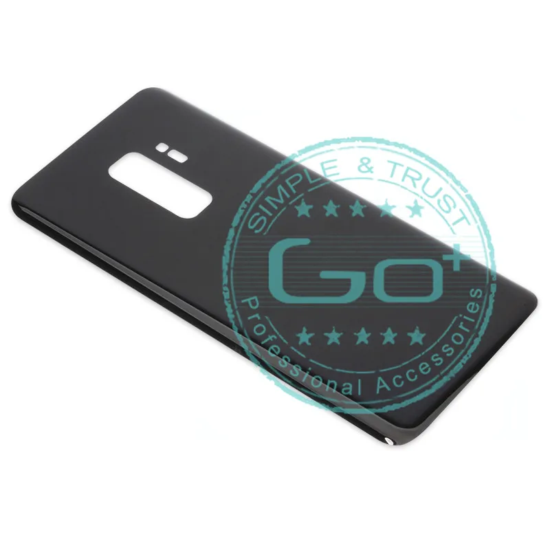 Для Samsung Galaxy S9 + задняя крышка для аккумулятора стекло пластик Plus G965 корпуса