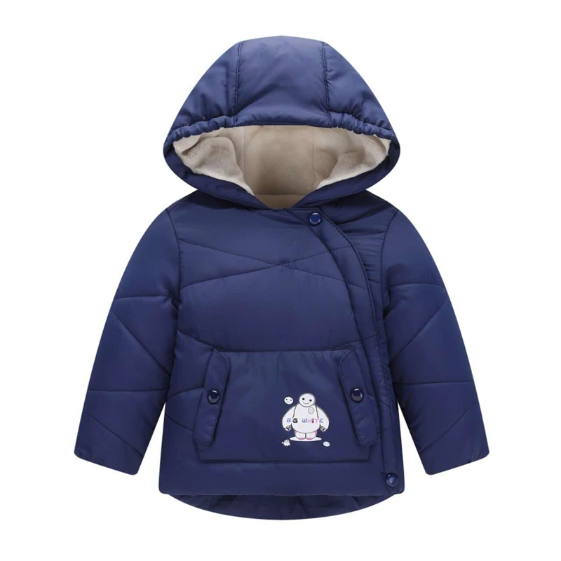 Новинка 2018 года модная симпатичная куртка с капюшоном для маленьких девочек