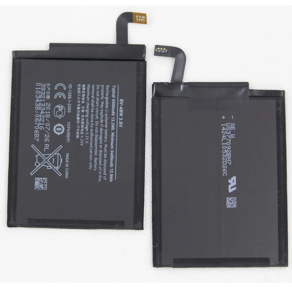 20 шт./лот BV 4BW 3500 мАч аккумулятор для телефона Nokia Lumia 1520 MARS Phablet RM 937 Bea Lumia1520 BV4BW