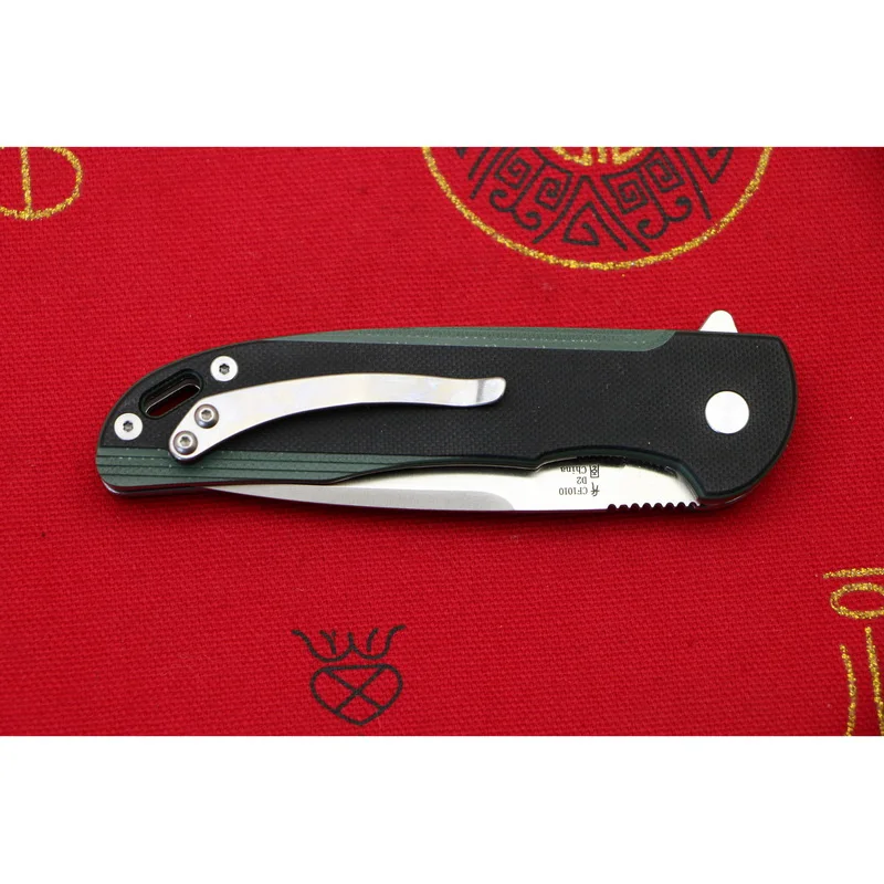 Складной нож TIGEND CF1010 Flipper карманный кухонный резец с лезвием D2 G10 и стальной