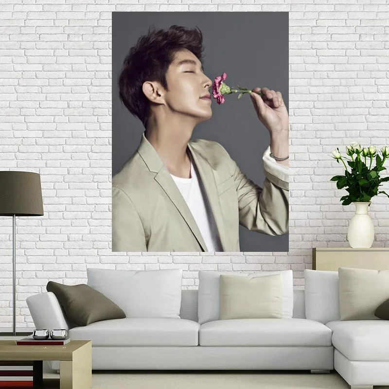 Пользовательские Холст плакат LEE JOON GI плакат 60x90 см отделочная ткань для дома ткань настенный плакат Принт шелковая ткань - Цвет: 8