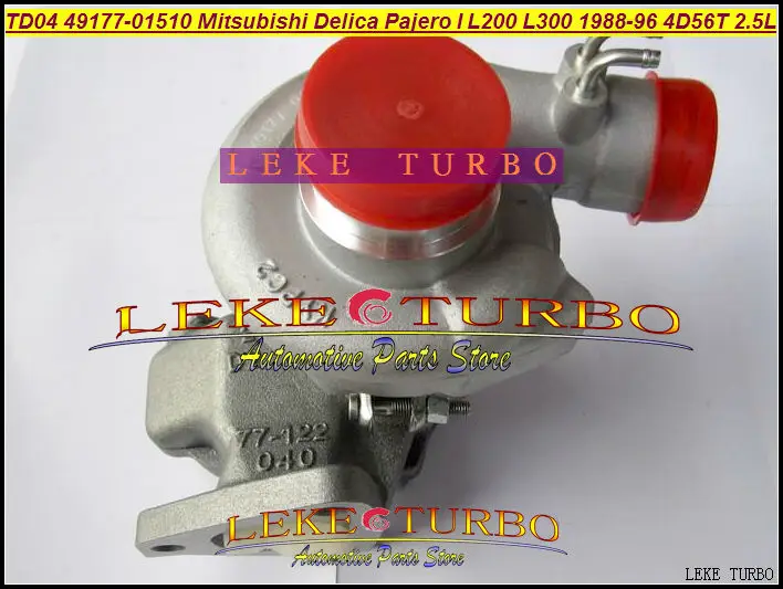 Free Ship TD04 49177-01500 49177 01500 MD168053 Oil Cool Turbo For Mitsubishi SHOGUN Delica Pajero L200 L300 4D56 DE 4D56T 2.5L |