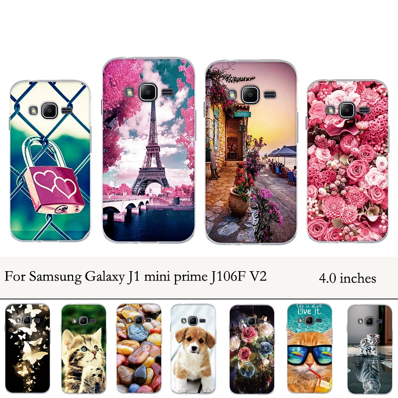 Чехол для Samsung Galaxy J1 mini prime J106F V2 мягкий силиконовый чехол из ТПУ задняя крышка J106