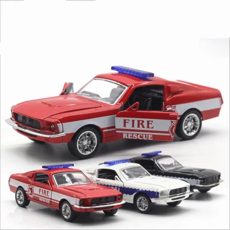 Модель Ford Mustang GT 1: 32 литые игрушечные машинки проблескивающиеся и музыкальные