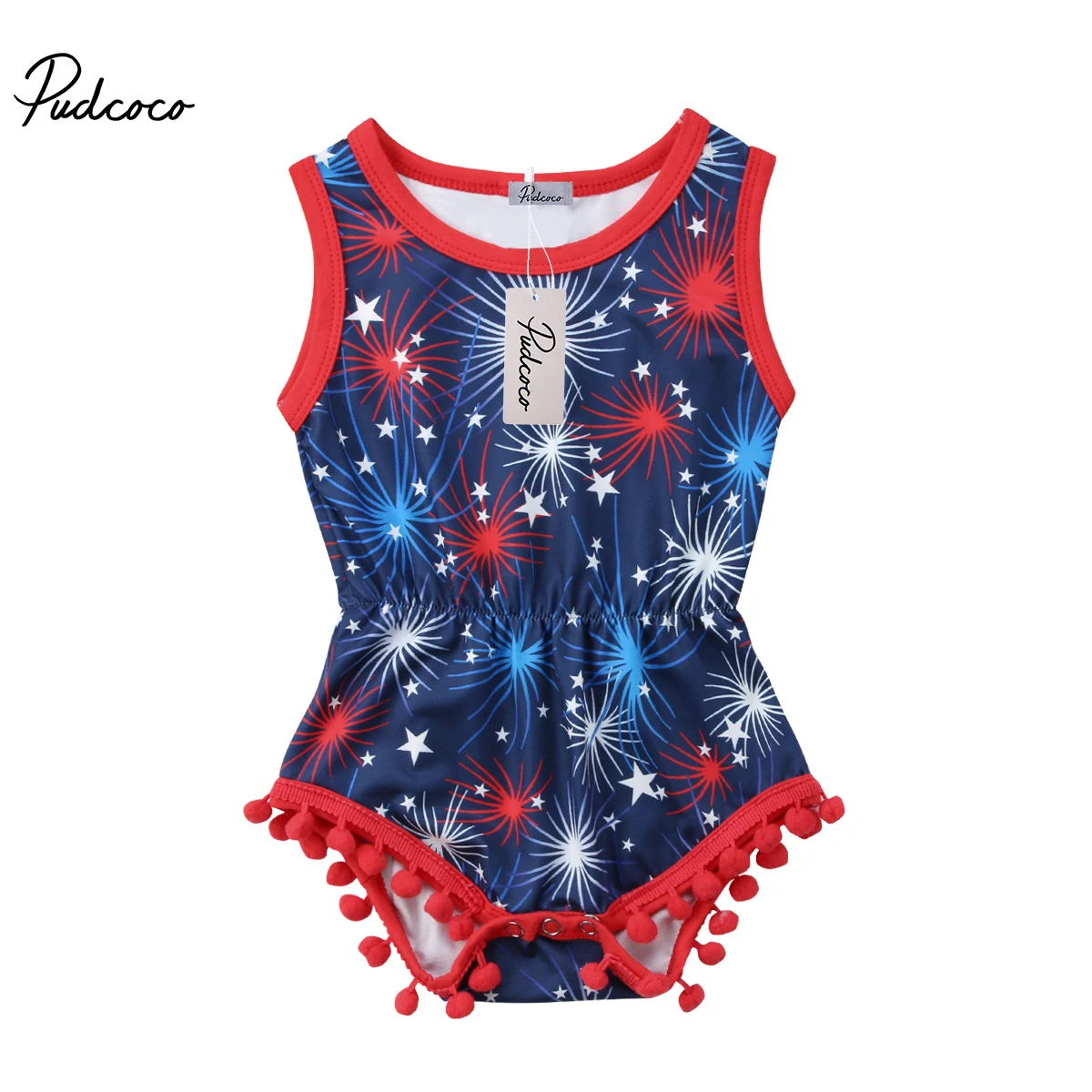 Крутая фейерверк кисточка для новорожденных детская одежда девочки Цветочный