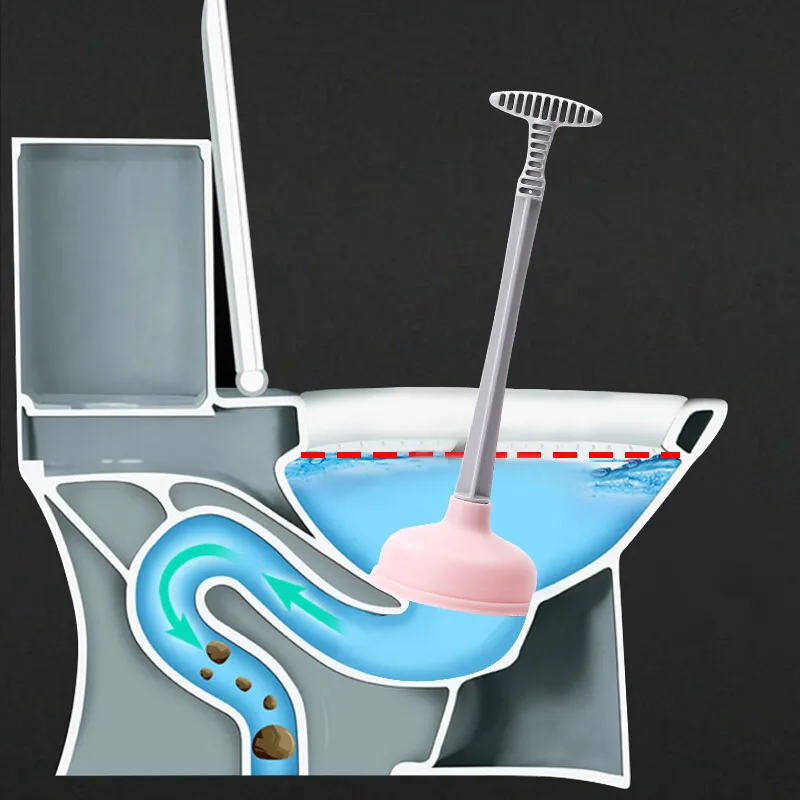 Creative Manual toilet plunger suction cup household sink basin sewer pipe high pressure gas dredge clean tool mx7021713 |