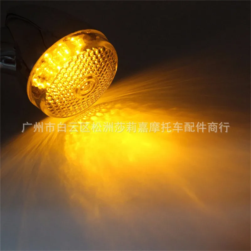 

4 pcs Universal Motorcycle Turn Signal Indicator Modifed Motorcycle Accessories Motorbike LED Turn Signal Indicators for Harley