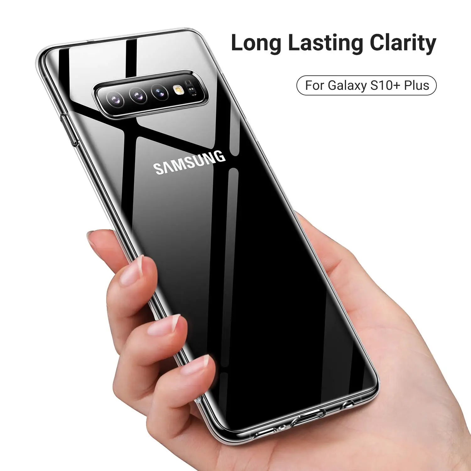 Прозрачный Мягкий Силиконовый ТПУ чехол для телефона samsung Galaxy S11 S10 Plus S10e S10Plus S10 Lite e G970 G975 G973 задняя крышка