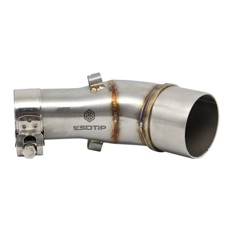 Выхлопная средняя труба для мотоцикла ZS Racing 38 мм с зажимом Кавасаки ниндзя250sl Z250SL