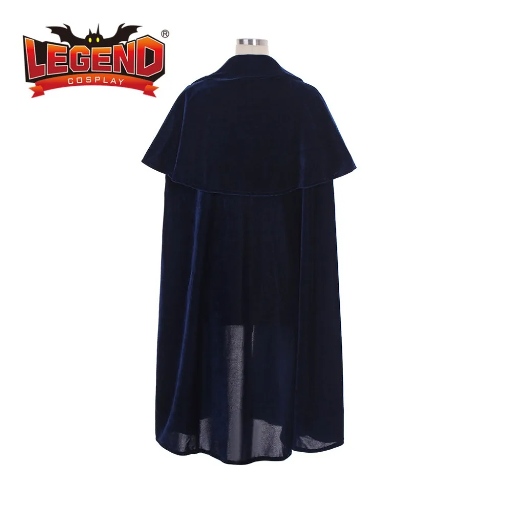 Phantom of the Opera Cape Velvet Kids Cloak Cape Blue and Black Halloween Cape Kids Velvet Halloween Vampire Cape Cloak image 5