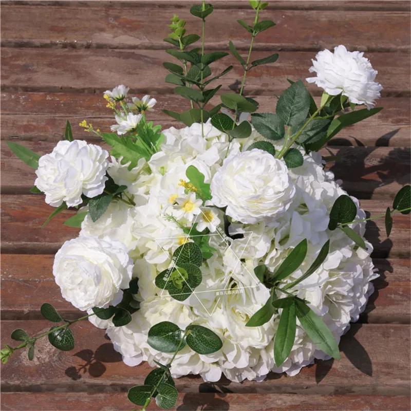 Шелковый цветочный шар полка для свадьбы центральный предмет украшение домашней