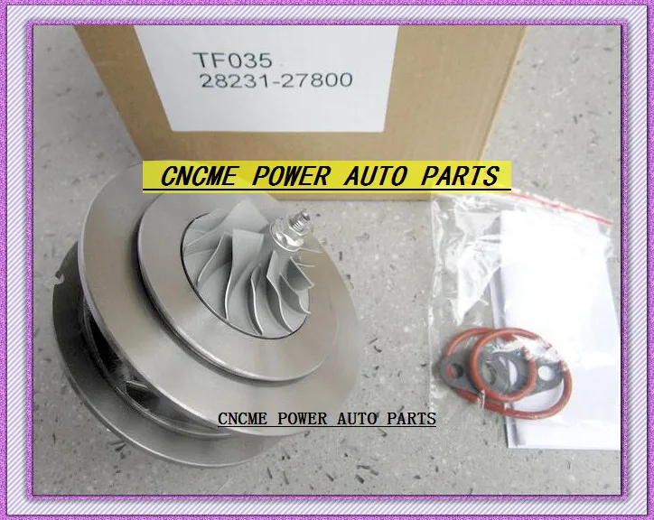 Сердечник картриджа Turbo CHRA TF035 28231-27800 49135-07302 49135-07300 49135-07100 для Hyundai Santa Fe 2.2L CRDi D4EB D4EB-V