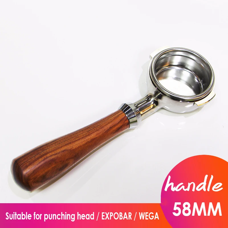 Ручка для кофемашины держатель фильтра без дна запчасти кофеварки Эспрессо из