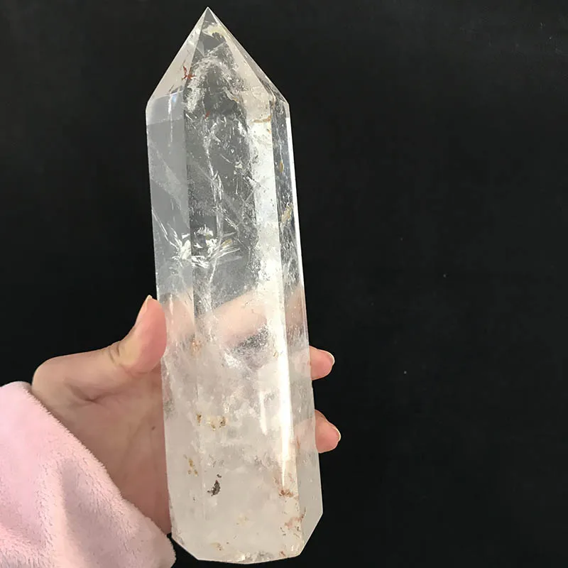 WY 1 01 кг 206 мм движущейся воды желчи кристалл горный хрусталь Кристал острый для