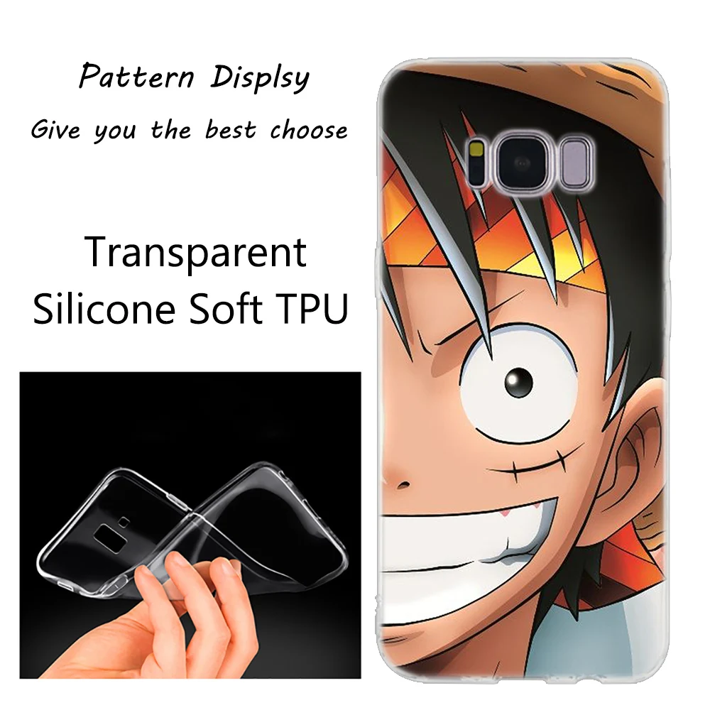 Силиконовый чехол с изображением обезьяны D Luffy для samsung Galaxy Note 10 Plus S8 S9 S10 Plus 5G S6 S7 Edge S5 S10e Note 5 Fashion - Цвет: 009