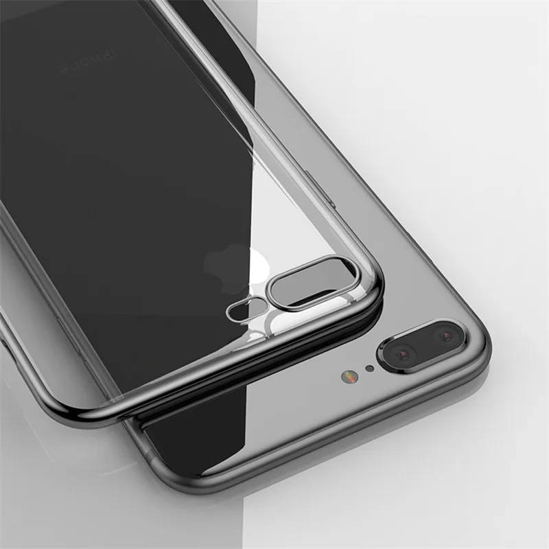 Роскошный прозрачный чехол из ТПУ для iPhone X XS XR 11 Pro Max силиконовый 5S SE 8 7 6 6S