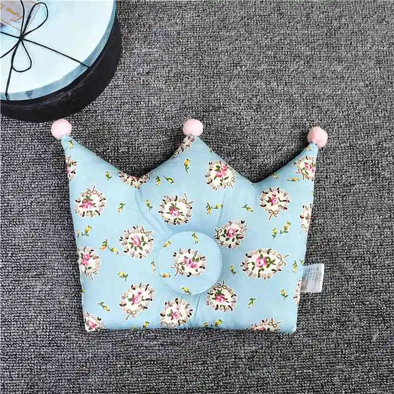 Style 18 Подушки для новорожденных с рисунком единорога из мультфильма; Подушка для сна; Предотвращающая появление плоской головы; подушка для младенцев в форме короны - Цвет: Style 18