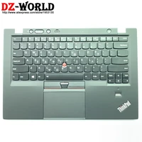 neworig palmrest upper case with greece greek backlit keyboard touchpad for lenovo thinkpad x1 carbon 1st 04y0799 00ht051
