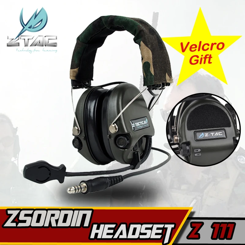 

Z-TAC Airsoft Element Z Tactical Military Headset Softair Peltor Sordin Earphone For Shooting Arsoft IPSC Hunting Headphone