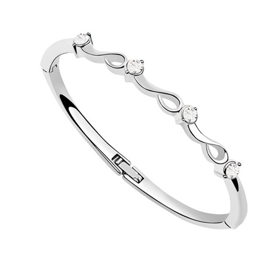 Роскошные браслеты и новый дизайн посеребренный браслет трендовый AAA кубический