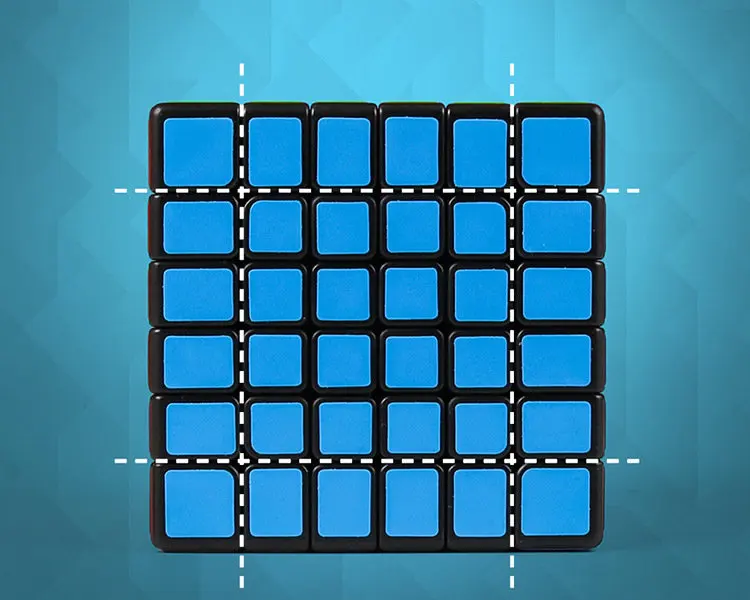 Кубик рубика Новое поступление MoYu Cubing классе 6 Слои MF6 6x6x6 Cube Черный/Stickerless MF головоломка куб игрушки для детей Magic Cube