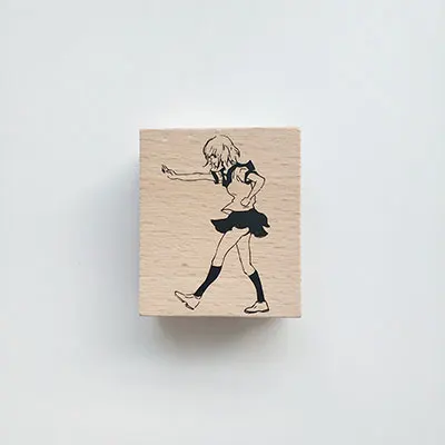 A7 Серия Strange girl Деревянный штамп DIY Ремесло Деревянные и резиновые штампы для скрапбукинга канцелярские товары Скрапбукинг Стандартный штамп - Цвет: A7