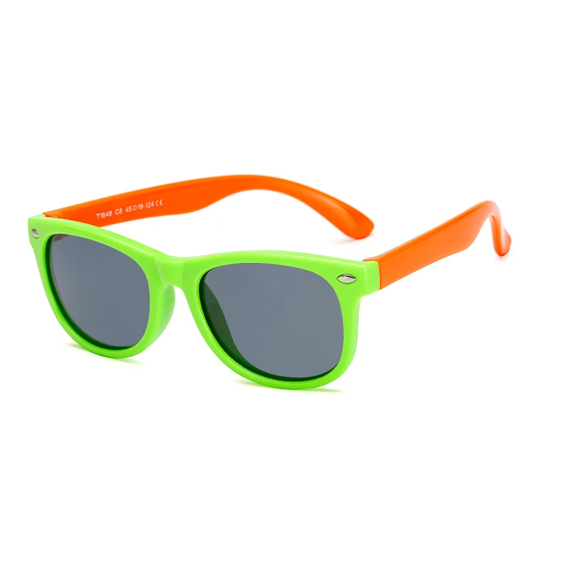 

LongKeeper Flexible Kids Sunglasses Polarized Child Safety Sun Glasses UV400 Eyewears Gift For Infant Children Baby With Case