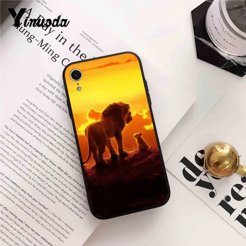 Yinuoda для iphone 7 XSMAX чехол Король Лев Simba идеальный чехол для телефона чехол для iphone 7X6 6S 8 Plus X 5 5S SE XR XS XSMAX