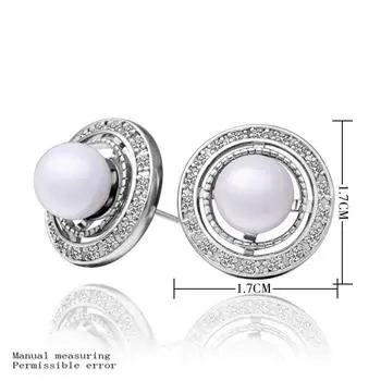 free shipping 18 K gold plated earrings Genuine Austrian crystals Nickle antiallergic factory prices ftd nb GPE318 | Украшения и
