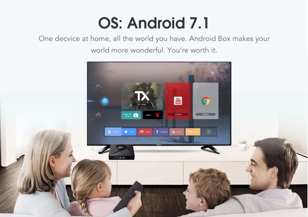 ТВ-приставка TX9 Pro 3G 32G Amlogic S912 vs tx92 Восьмиядерный процессор Android 7 1 OS Bluetooth 4 h. 265 2 4g/5 8g
