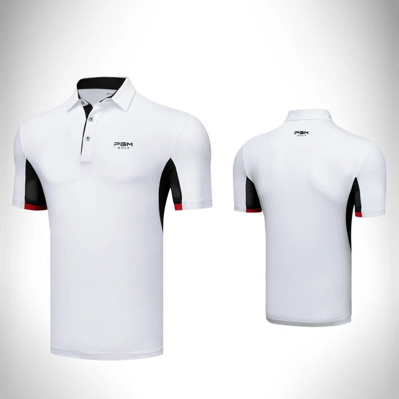 

2018 New Men's Short-sleeved T-shirt Golf Clothing Summer Sport Tshirt Polo Shirt Breathable Mesh